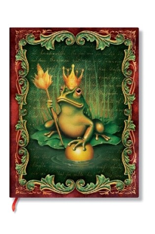 Cover of The Brothers Grimm, Frog Prince (Fairy Tale Collection) Midi Lined Hardback Journal (Elastic Band Closure)