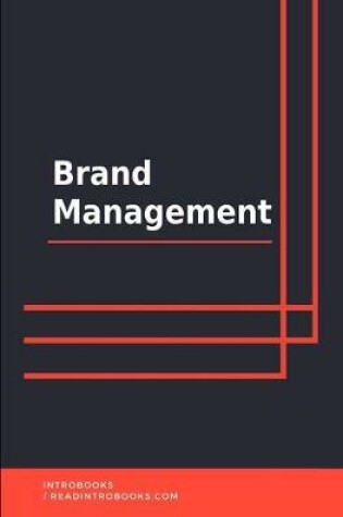 Cover of Brand Management