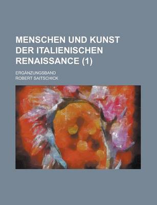 Book cover for Menschen Und Kunst Der Italienischen Renaissance (1)