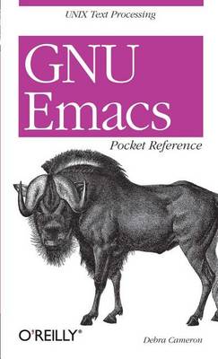 Book cover for GNU Emacs Pocket Reference