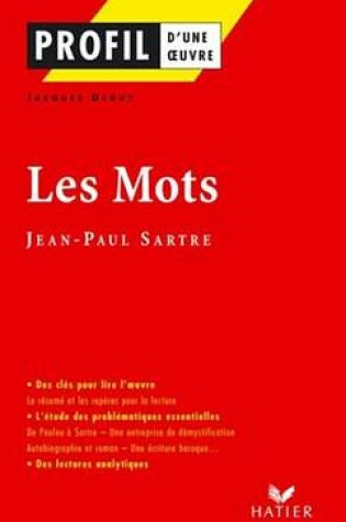 Cover of Profil - Sartre (Jean-Paul)