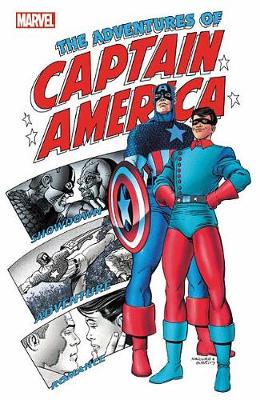Book cover for Captain America: The Adventures of Captain America