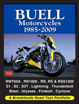 Book cover for Buell Motorcycles Road Test Portfolio 1985-2009