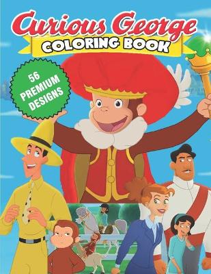 Book cover for Curious George Coloring Book