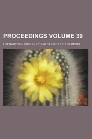 Cover of Proceedings Volume 39