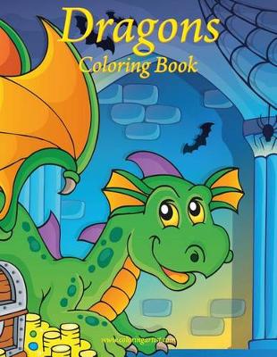 Cover of Dragons Coloring Book 1