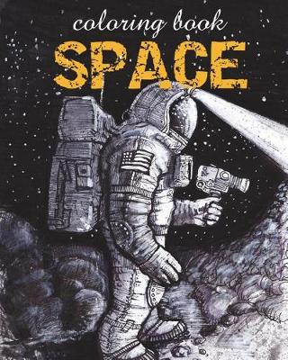 Book cover for Coloring Book - Space