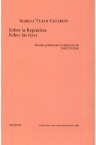 Cover of Sobre La Republica - Sobre Las Leyes