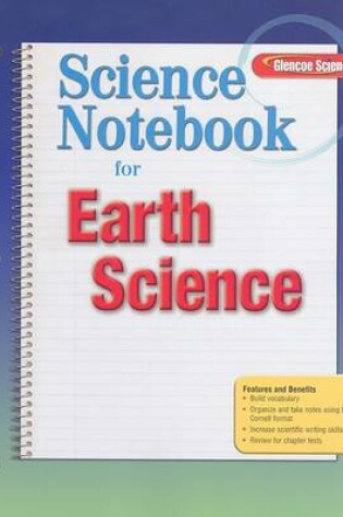 Cover of Glencoe Earth Science, Grade 6, Science Notebook, Student Edition