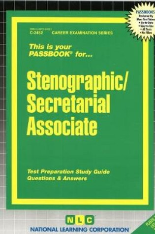 Cover of Stenographic/Secretarial Associate