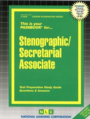 Book cover for Stenographic/Secretarial Associate