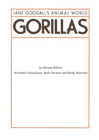 Book cover for Gorillas