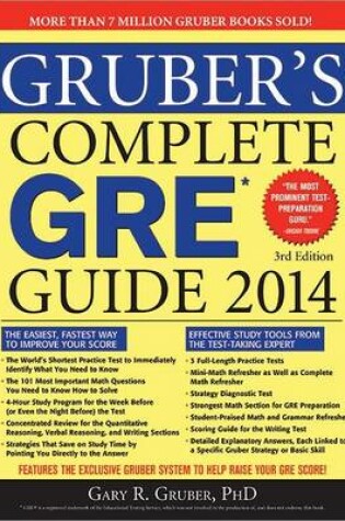 Cover of Gruber's Complete GRE Guide 2014
