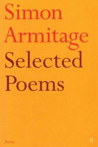 Cover of Selected Poems of Simon Armitage