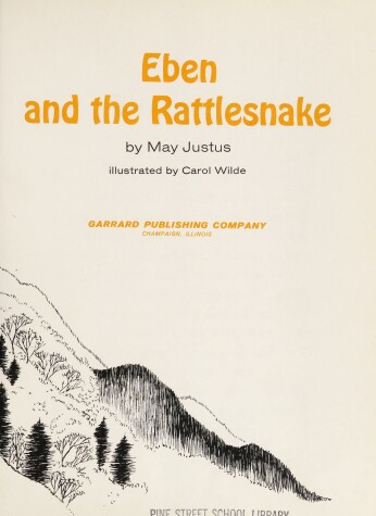 Book cover for Eben and the Rattlesnake