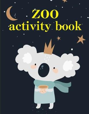 Book cover for zoo activity book