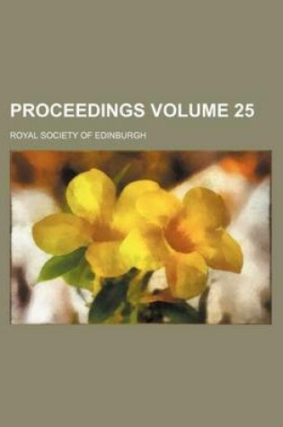 Cover of Proceedings Volume 25