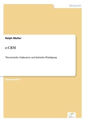 Book cover for e-CRM