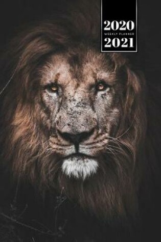 Cover of Lion Week Planner Weekly Organizer Calendar 2020 / 2021 - Old Mane