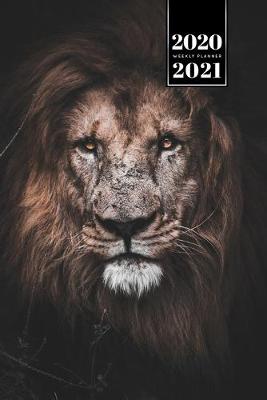 Book cover for Lion Week Planner Weekly Organizer Calendar 2020 / 2021 - Old Mane