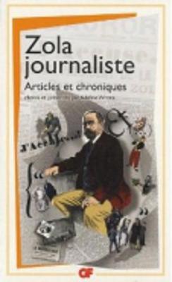 Book cover for Zola Journaliste