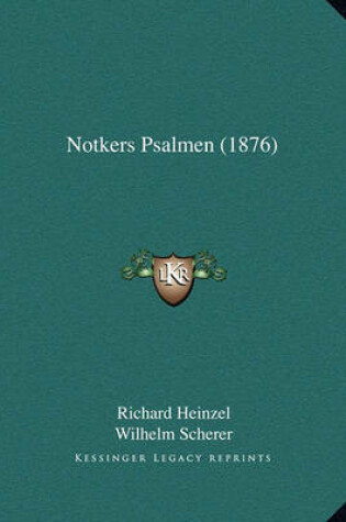 Cover of Notkers Psalmen (1876)