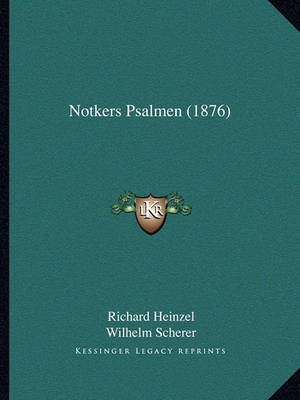 Book cover for Notkers Psalmen (1876)