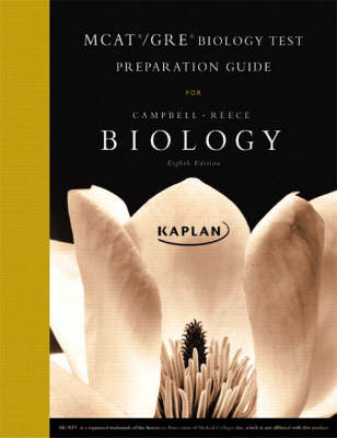 Book cover for MCAT/GRE Kaplan Test Preparation Guide for Biology