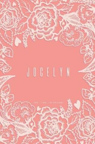 Cover of Jocelyn - Dot Grid Journal, Peach Floral