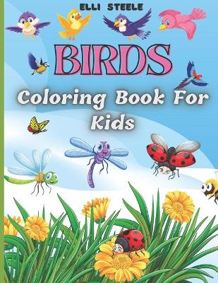 Book cover for Birds Coloring Book For Kids