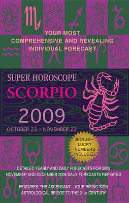 Book cover for Scorpio (Super Horoscopes 2012)