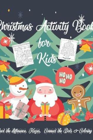 Cover of Christmas Activity Book for kids