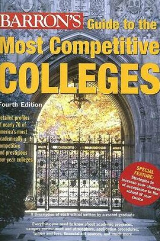 Cover of Barron's Guide to the Most Competitive Colleges