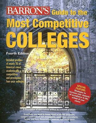 Book cover for Barron's Guide to the Most Competitive Colleges