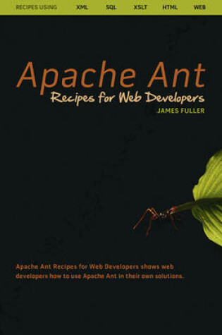 Cover of Apache Ant Recipes for Web Developers