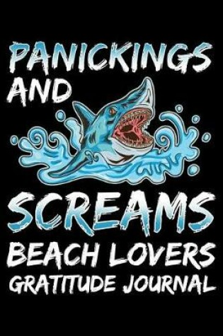 Cover of Panickings and Screams Beach Lovers Gratitude Journal