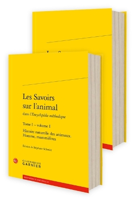 Cover of Les Savoirs Sur l'Animal - Tome I