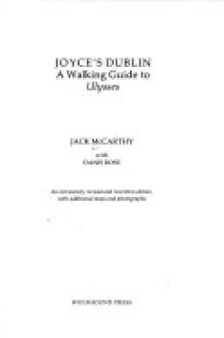 Cover of Joyce's Dublin