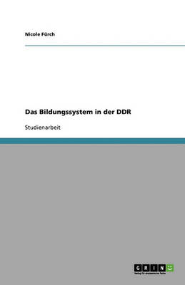 Book cover for Das Bildungssystem in der DDR