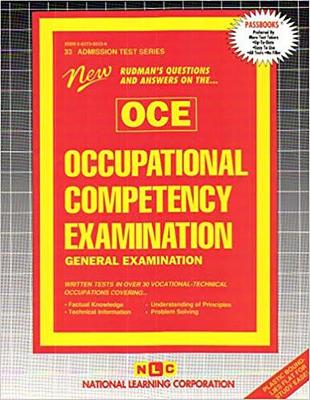 Book cover for OCCUPATIONAL COMPETENCY EXAMINATION-GENERAL EXAMINATION (OCE)