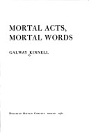 Cover of Moral Acts, Moral Words