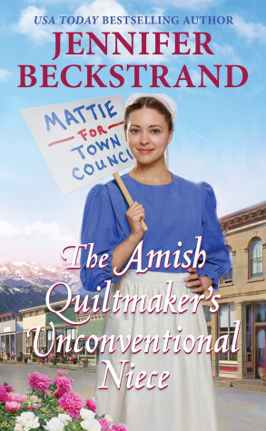 Book cover for The Amish Quiltmaker's Unconventional Niece