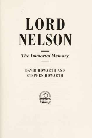 Cover of Lord Nelson