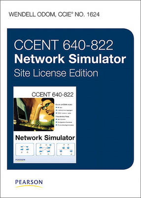 Cover of Ccent 640-822 Network Simulator, Site License Edition, Access Code Card