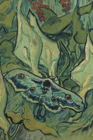 Cover of Giant Peacock Moth, Vincent Van Gogh. Ruled Journal