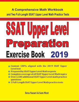 Book cover for SSAT Upper Level Math Preparation Exercise Book