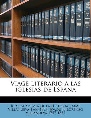 Book cover for Viage Literario a Las Iglesias de Espana Volume 14