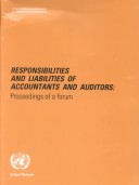 Book cover for Responsibilities and Liabilities of Accountants and Auditors