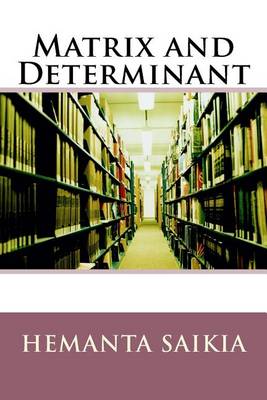 Book cover for Matrix and Determinants