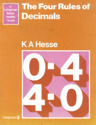 Book cover for New Four Rules of Decimals, the Pupils Book